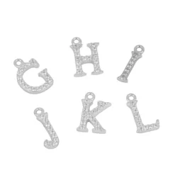 Aros Letter Me Plata