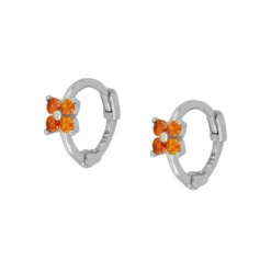 Aros Link Naranja Plata