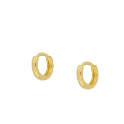 Aros Lue 8mm Plata Dorada