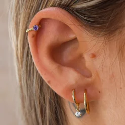 Aros Lue 15mm Plata Dorada