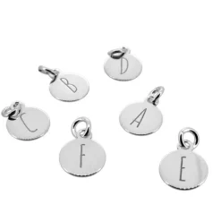 Aros Medal Letter Plata