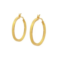 Aros Melania Plata Dorada