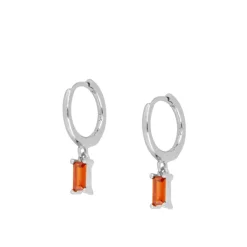 Aros Praga Naranja Plata