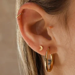 Aros Tubo Spesso Oro 18K