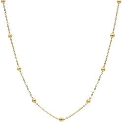 Cadena Balls 45cm Oro 18K