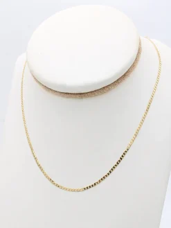 Cadena Barbada 45cm Oro 18K
