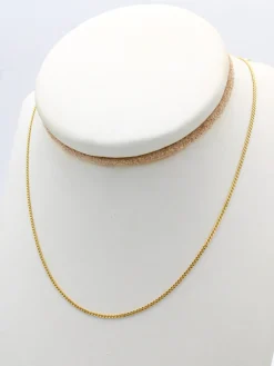 Cadena Barbada 45cm Oro 18K