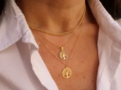 Cadena Rolo 40cm Oro 18K