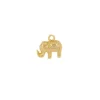 Charm Elepant Plata Dorada