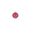 Charm Guiño Fucsia Plata