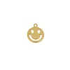 Charm Smile Plata Dorada