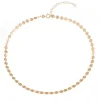 Choker Coins Plata Dorada