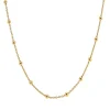 Choker Dots Plata Dorada