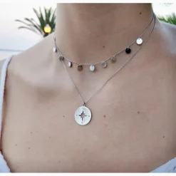Choker Medallitas Plata