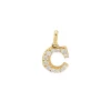 Colgante Letra Circonita Oro 18K