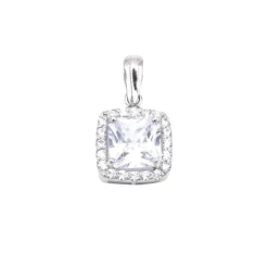 Colgante Melinda Oro Blanco 18K