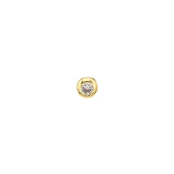 Colgante Mini Chatón Circonita Oro 18K