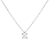 Collar Donna Diamante 0,10ct DF-VS1 Oro Blanco 18K
