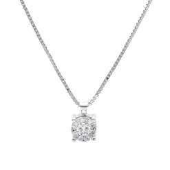Collar Elsa Diamantes 0,15ct G-VS Oro Blanco 18K