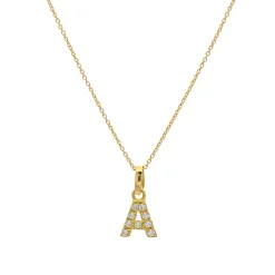 Collar Letter Oro 18K