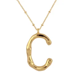 Collar Maxi Letter Bronce