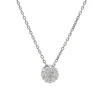 Collar Nera Diamantes 0,13ct Oro Blanco 18K