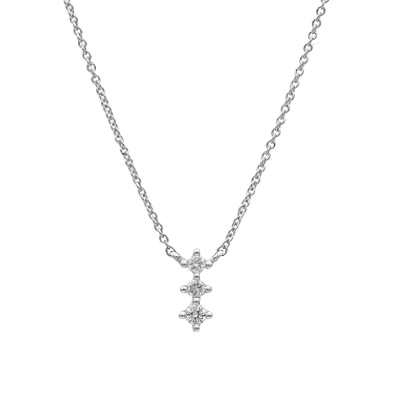 Collar Neri Diamantes 0,06t G-VS Oro Blanco 18K