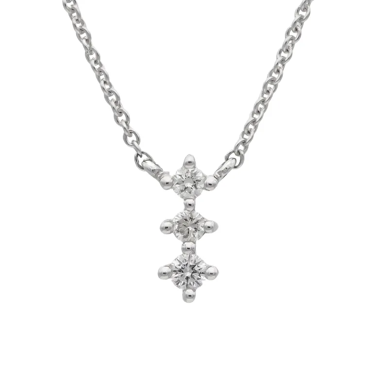 Collar Neri Diamantes 0,06t G-VS Oro Blanco 18K