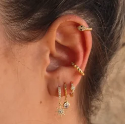 Ear Cuff Bimba Plata Dorada
