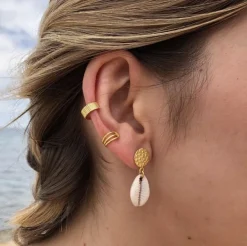 Ear Cuff Denia Plata Dorada