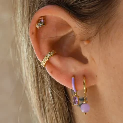 Ear Cuff Heli Plata Dorada