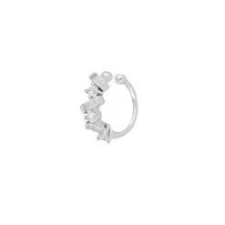 Ear Cuff Hidra Circonita Plata