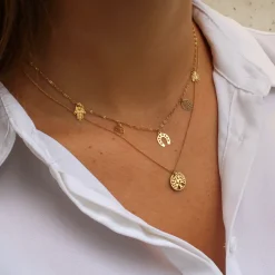 Gargantilla Lucky Charms Oro 18K