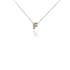 Gargantilla Multi Letter Plata