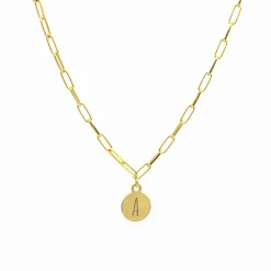 Gargantilla Nile Medal Plata Dorada