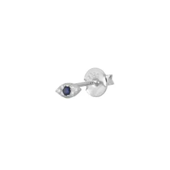 Pendiente Mini Blue Eye Plata