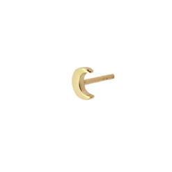 Pendiente Mini Luna Plata Dorada