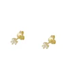Pendiente Mini Vela Plata Dorada