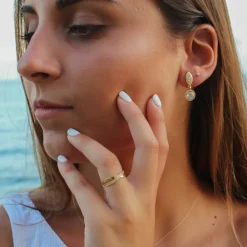 Pendientes Alba Oro 18K