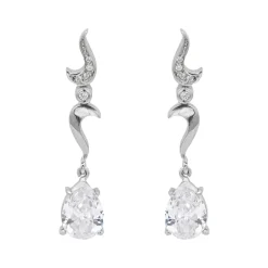 Pendientes Calypso Oro Blanco 18K