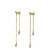Pendientes Ciren Chain Plata Dorada