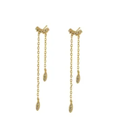 Pendientes Ciren Chain Plata Dorada