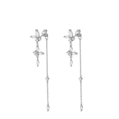 Pendientes Colette Circonita Plata