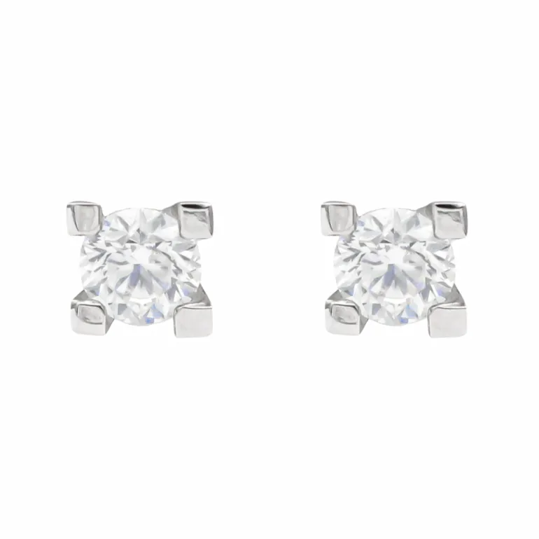 Pendientes Donna Diamante 1CT F-SI GIA Oro Blanco 18K