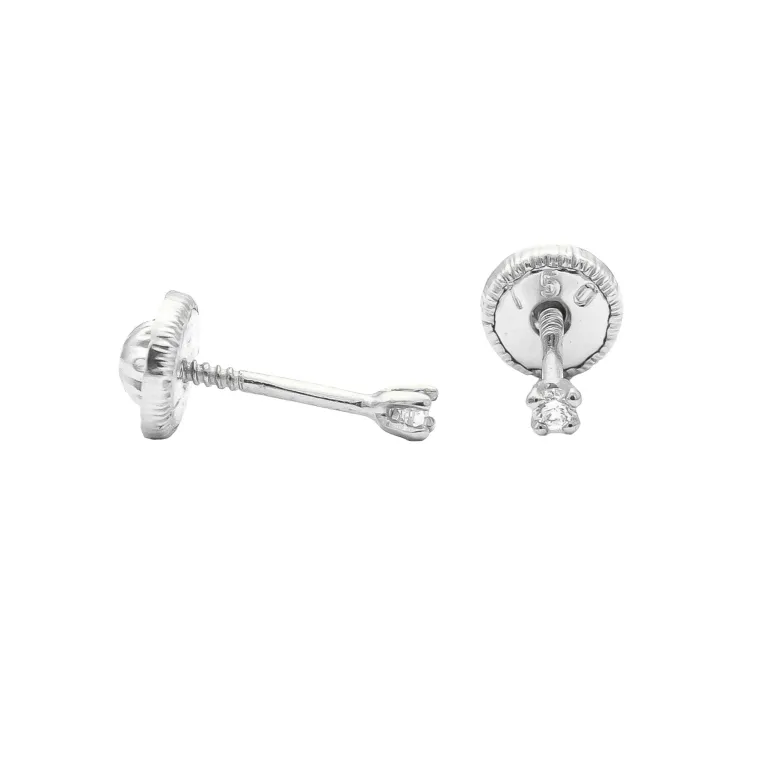 Pendientes Easy Diamantes 0,067ct Oro Blanco 18K