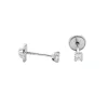 Pendientes Easy Diamantes 0,106ct Oro Blanco 18K