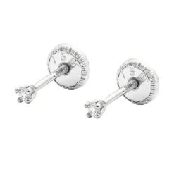 Pendientes Easy Diamantes Oro Blanco 18K