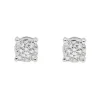 Pendientes Elsa Diamantes 0,30ct Oro Blanco 18K