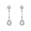 Pendientes Layna Oro Blanco 18K