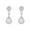 Pendientes Leire Oro Blanco 18K